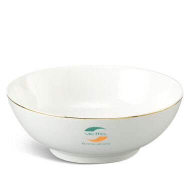 Tô 20 cm – Jasmine – Chỉ Vàng in logo Vietell