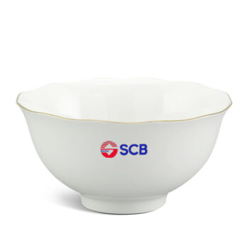 Tô 20 cm – Jasmine – Chim Lạc in logo SCB HG