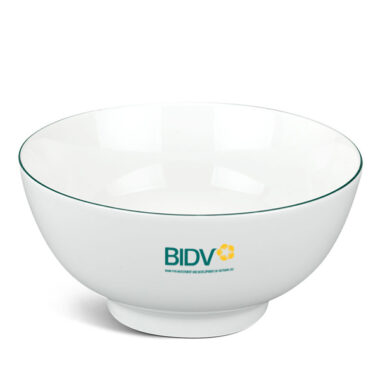 Tô Cao Minh Long Jasmine Chỉ Xanh Lá 20cm in logo BIDV