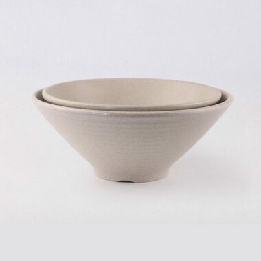 Tô Tròn Có Vân Light Brown