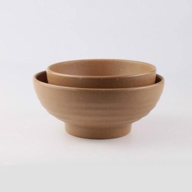 Tô Tròn Nhám Clay Dark Brown