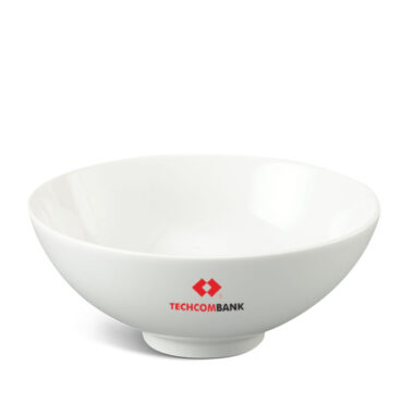 Tô trung 20 cm – Daisy IFP – Trắng Ngà in logo Techcombank