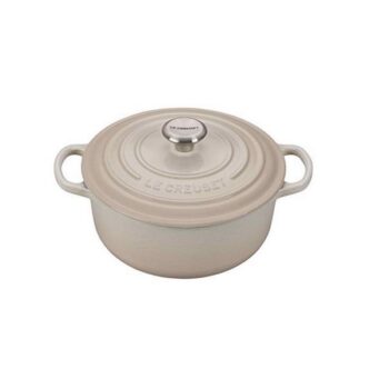 Nồi gang LeCreuset Brater rund Evo 20cm trắng hàng Đức NDGDDMK10