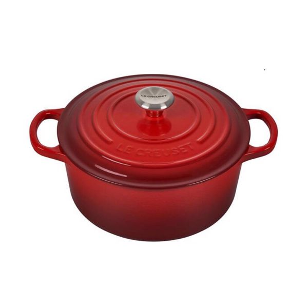 Nồi gang LeCreuset Bräter rund Evo 20cm đỏ Hàng Đức Nhập Khẩu NDGDDMK11