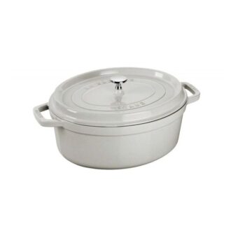 Nồi ovan STAUB COCOTTE WH-T 27CM màu trắng đồ Đức NDGDDMK30