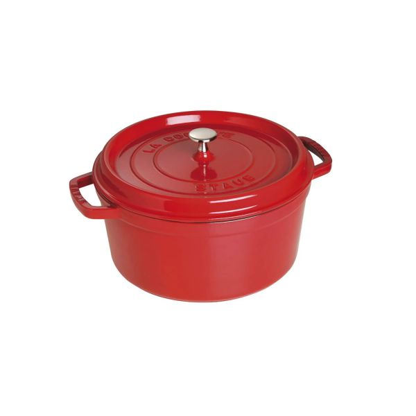 Nồi tròn STAUB COCOTTE 28CM màu đỏ Đồ Đức Nhập Khẩu NDGDDMK34