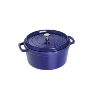 Nồi tròn STAUB COCOTTE D-BL 20CM- 28cm Hàng Đức Nhập Khẩu NDGDDMK39