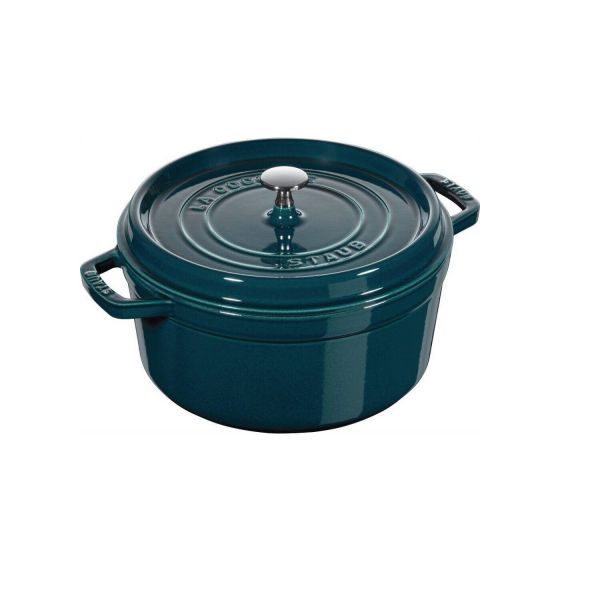 Nồi tròn STAUB COCOTTE MER xanh cổ vịt Đồ Đức Nhập Khẩu NDGDDMK41