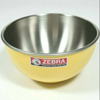 Tô inox Zebra Darling 15cm in hình (xanh lá, dương, vàng) 135202