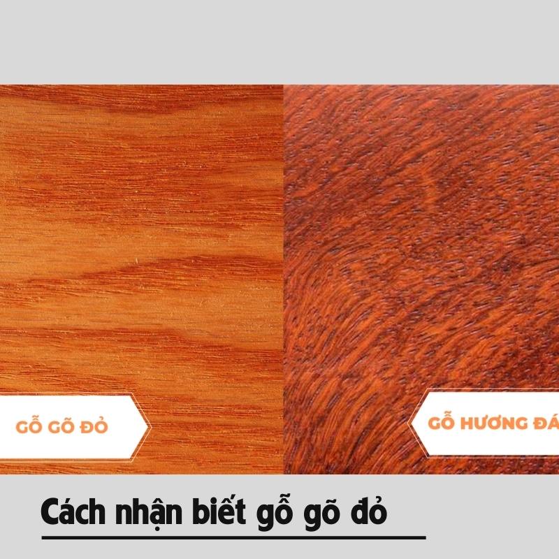 Cách nhận biết gỗ gõ đỏ