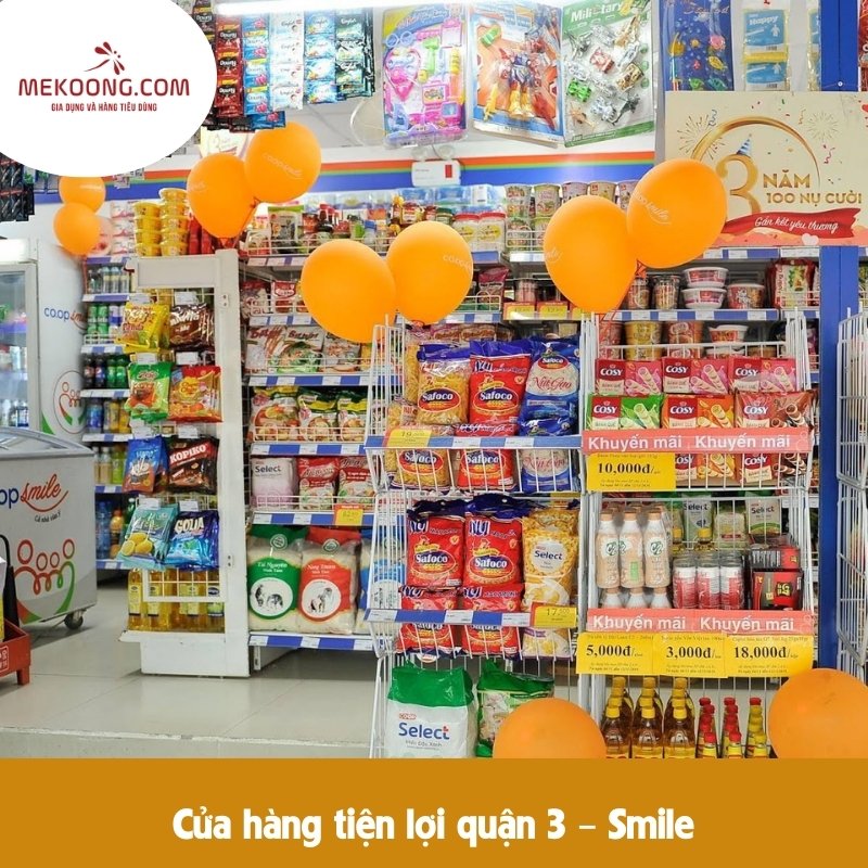 Cửa hàng tiện lợi quận 3 - Smile