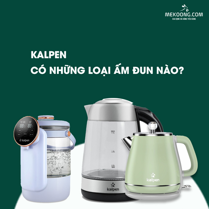 Kalpen có những loại ấm đun nào