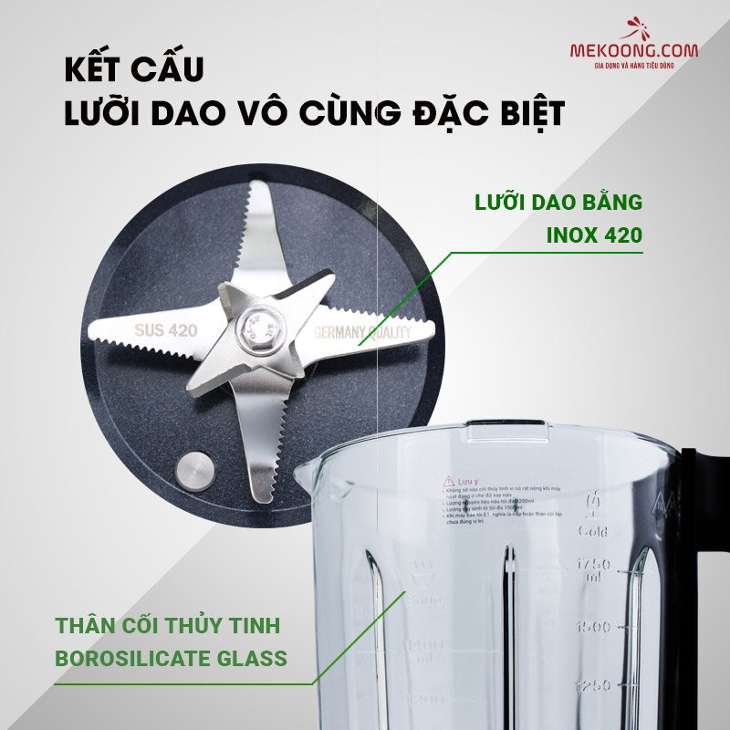 Kết cấu lưỡi dao vô cùng đặc biệt