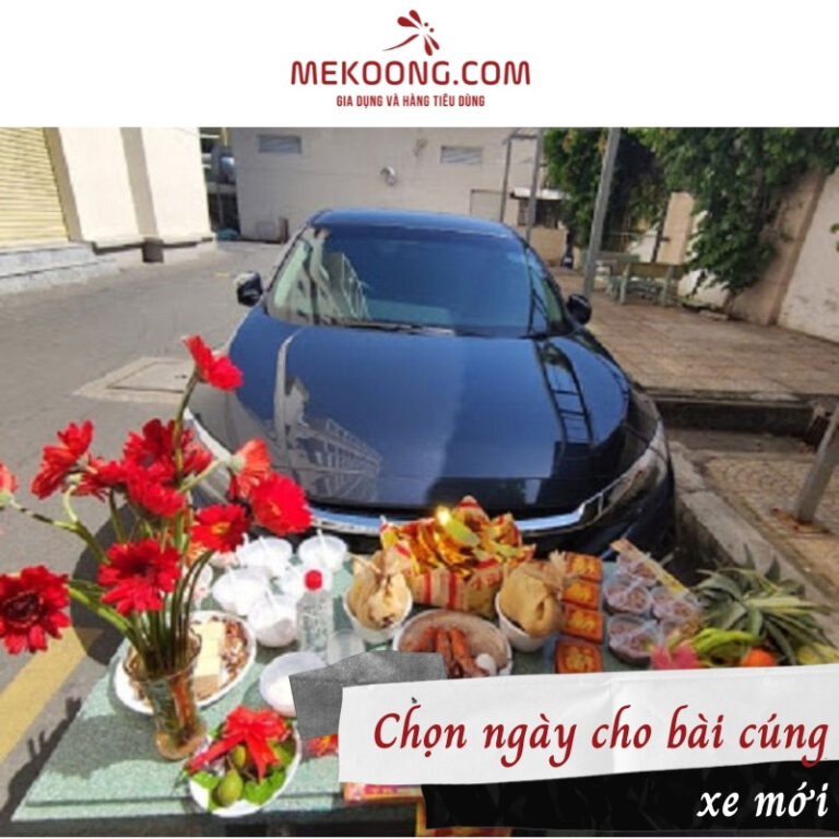 Chọn ngày cho bài cúng xe mới