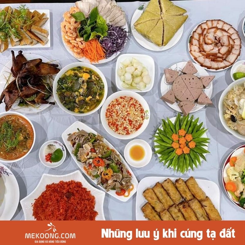 Những lưu ý khi cúng tạ đất