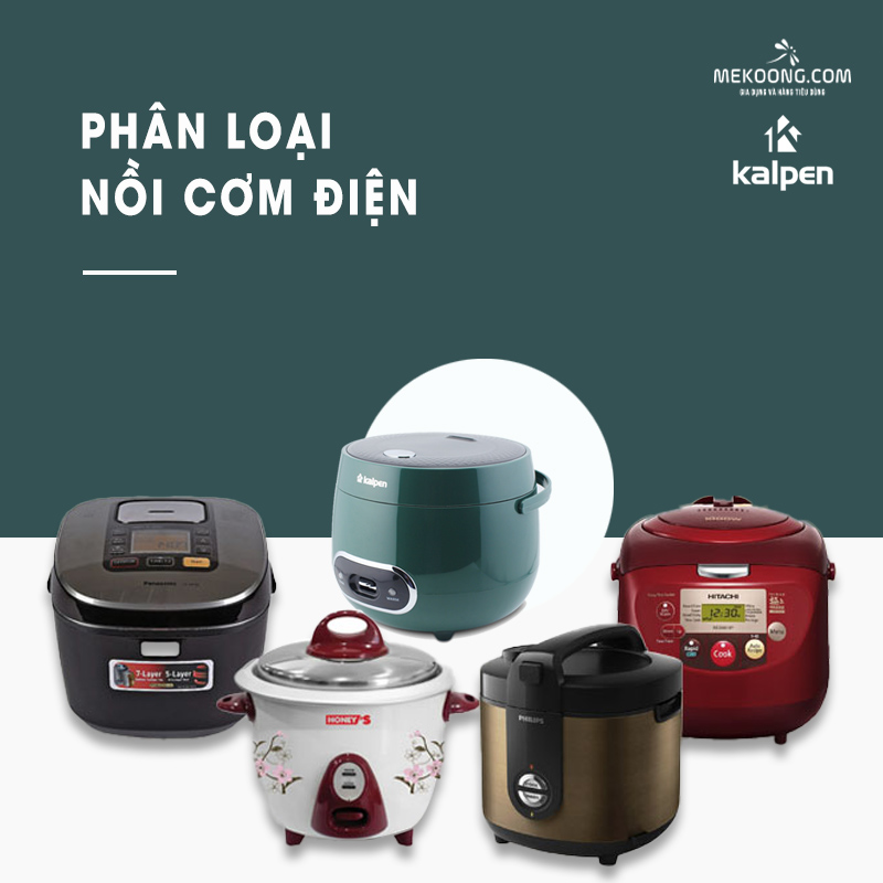 Phân loại nồi cơm điện