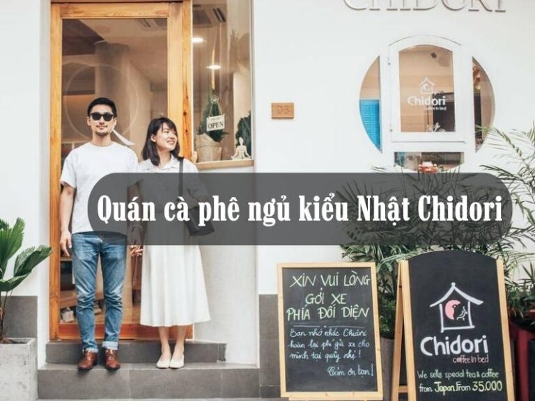 Quán cà phê ngủ kiểu Nhật Chidori