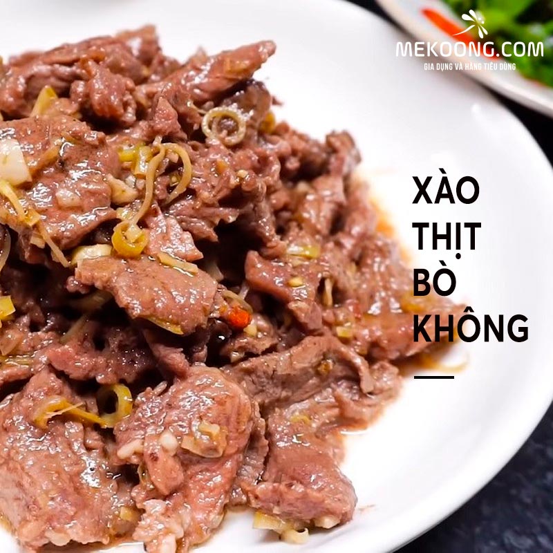 Xao thit bo khong