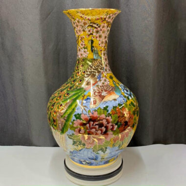 Bình hút tài lộc Bát Tràng BHTL 08