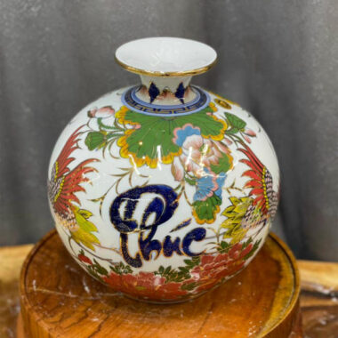 Bình hút tài lộc Bát Tràng BHTL 09