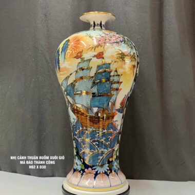 Bình hút tài lộc Bát Tràng BHTL 33