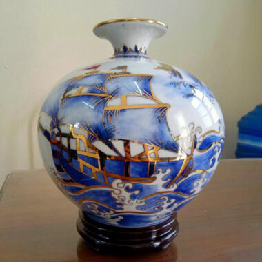 Bình hút tài lộc Bát Tràng BHTL 34