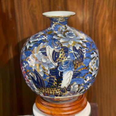 Bình hút tài lộc Bát Tràng BHTL 48