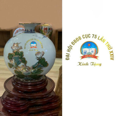 Bình hút tài lộc Bát Tràng ĐBĐB