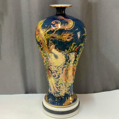 Bình hút tài lộc Bát Tràng phượng hoàng