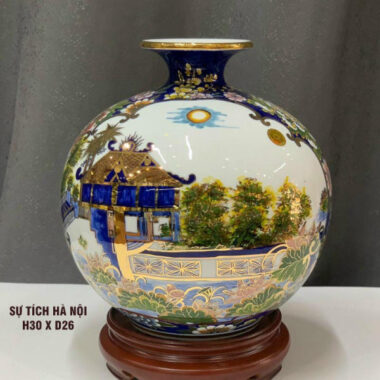 Bình hút tài lộc Bát Tràng Sự tích Hà Nội