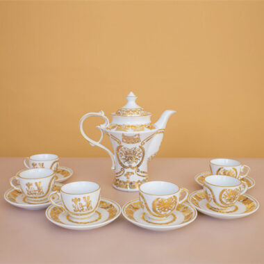 Bộ ấm trà Giai Nhân (White Jade)