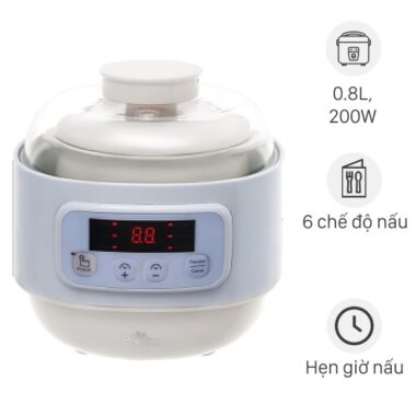 GIẢM SỐCNồi nấu chậm Bear 0.8 lít DDZ-A08G2
