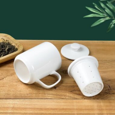 Ly bát tràng kèm lọc trà LT03