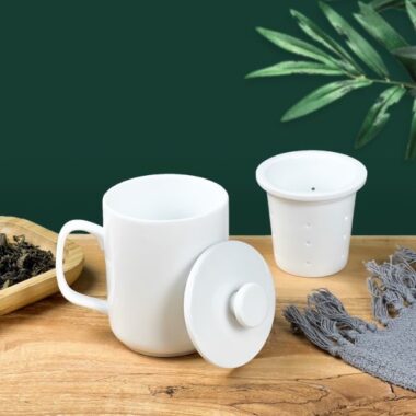 Ly bát tràng kèm lọc trà LT08