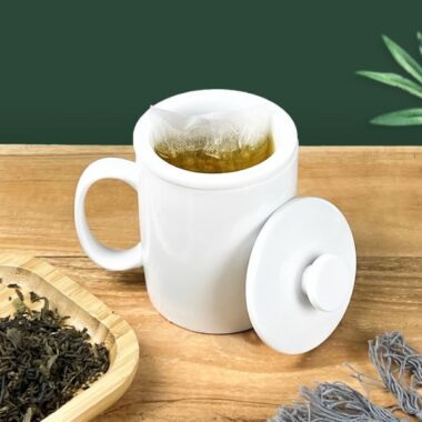 Ly bát tràng kèm lọc trà LT15