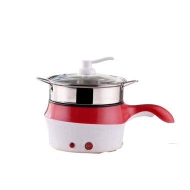 Nồi điện đa năng chiên xào nấu kèm vỉ hấp có tay cầm