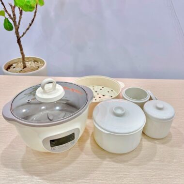 Nồi nấu cháo chậm Bear - 0.8L