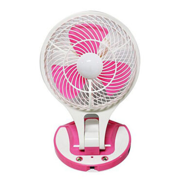 Quạt sạc tích điện cao cấp kèm đèn JR-5580