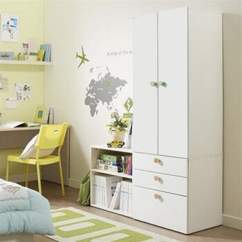 Tủ đựng đồ tiện dụng cho bé thiết kế 2 cánh mở GHC-5701 Mk