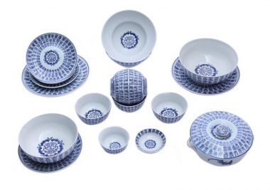 Bộ Bàn Ăn Bát Tràng Bách Thọ Bách Phúc ưa chuộng