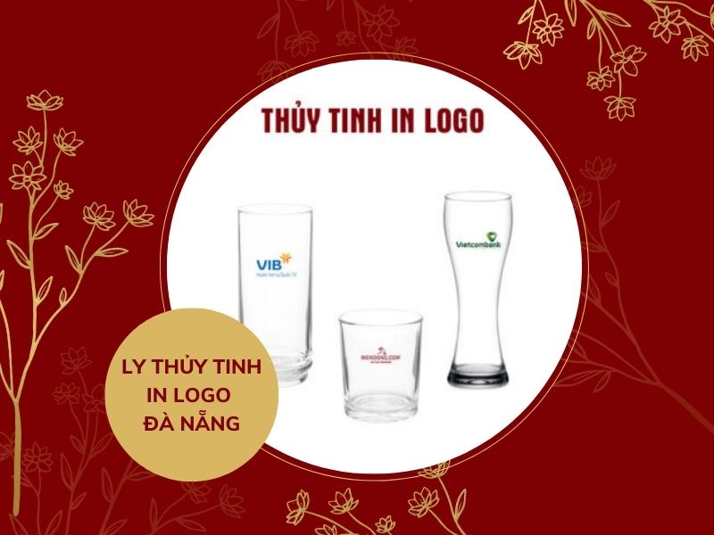 Ly thủy tinh in logo Đà Nẵng