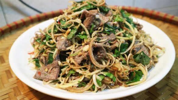 Giới thiệu về món gỏi bò bắp chuối
