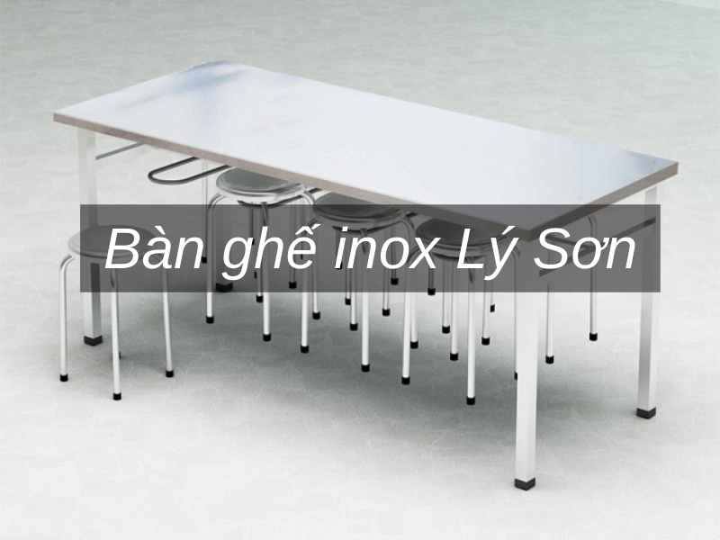 Bàn ghế inox Lý Sơn