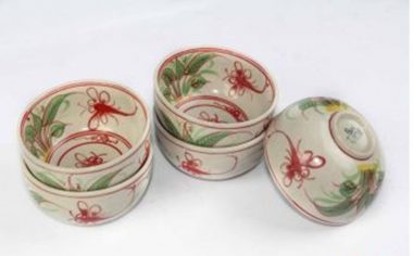 Chén Cơm Bát Tràng Tam Thái Chuồn Đỏ chất lượng