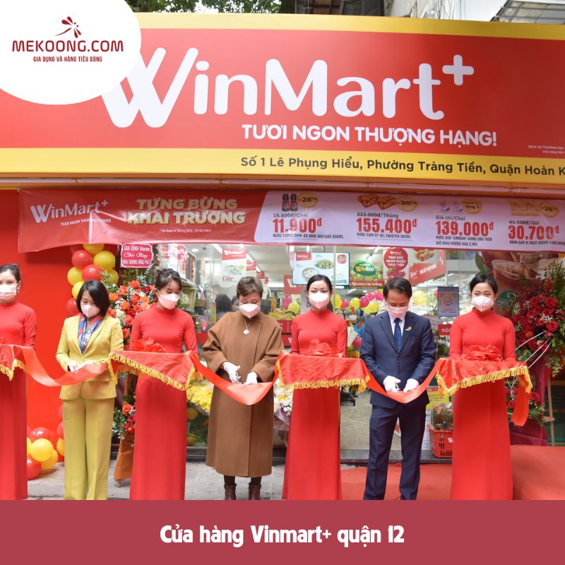 Cửa hàng Vinmart+ quận 12