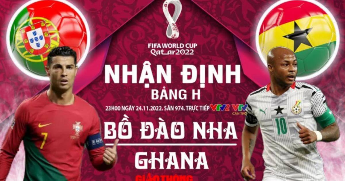 Kết Quả Trận Bồ Đầu Nha vs Ghana World Cup 2022