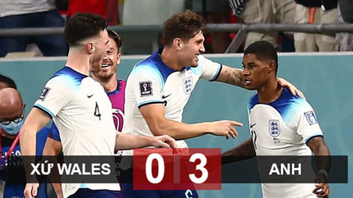 Kết quả Highlights Anh vs Xứ Wales World Cup 2022