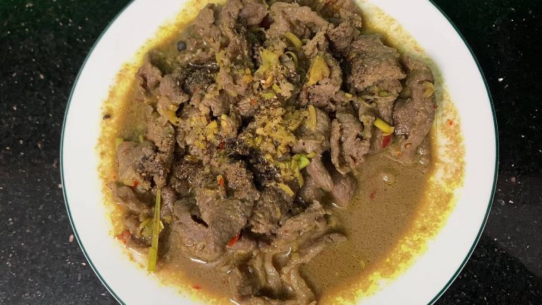 Giới thiệu về món thịt bò xào nghệ