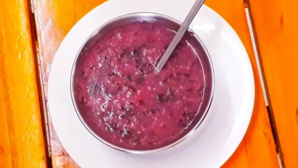 Giới thiệu về món cháo thịt bò rau dền