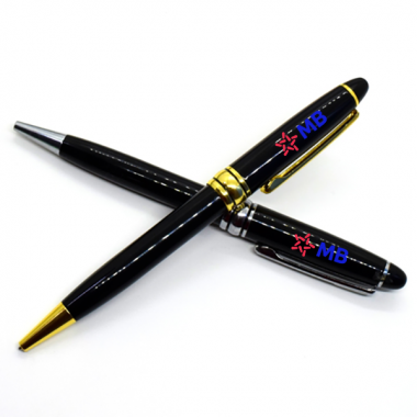 Quà tặng văn phòng Bút Ký Kim Loạ in logo MB 6